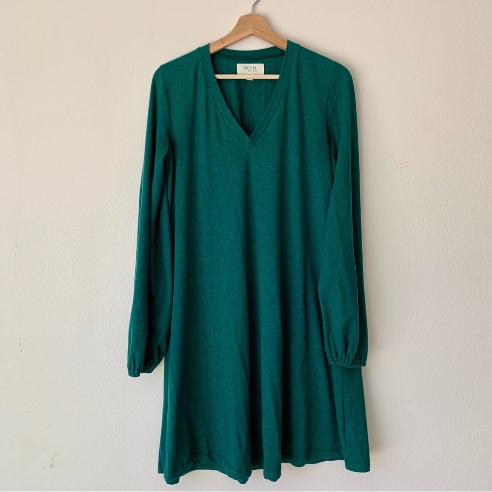 WVN for you womens V-Neck long sleeved dress
